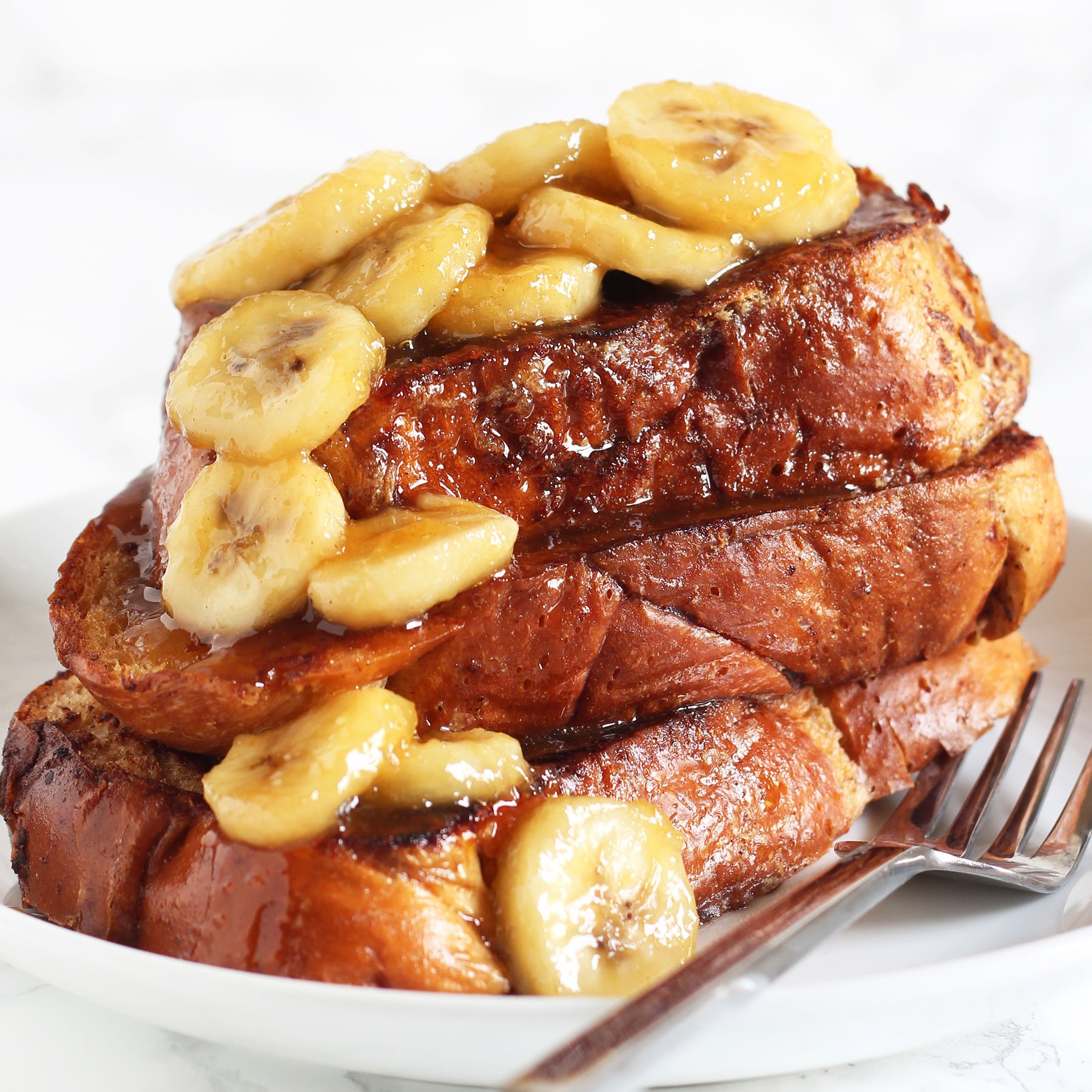 Bananas Foster French Toast