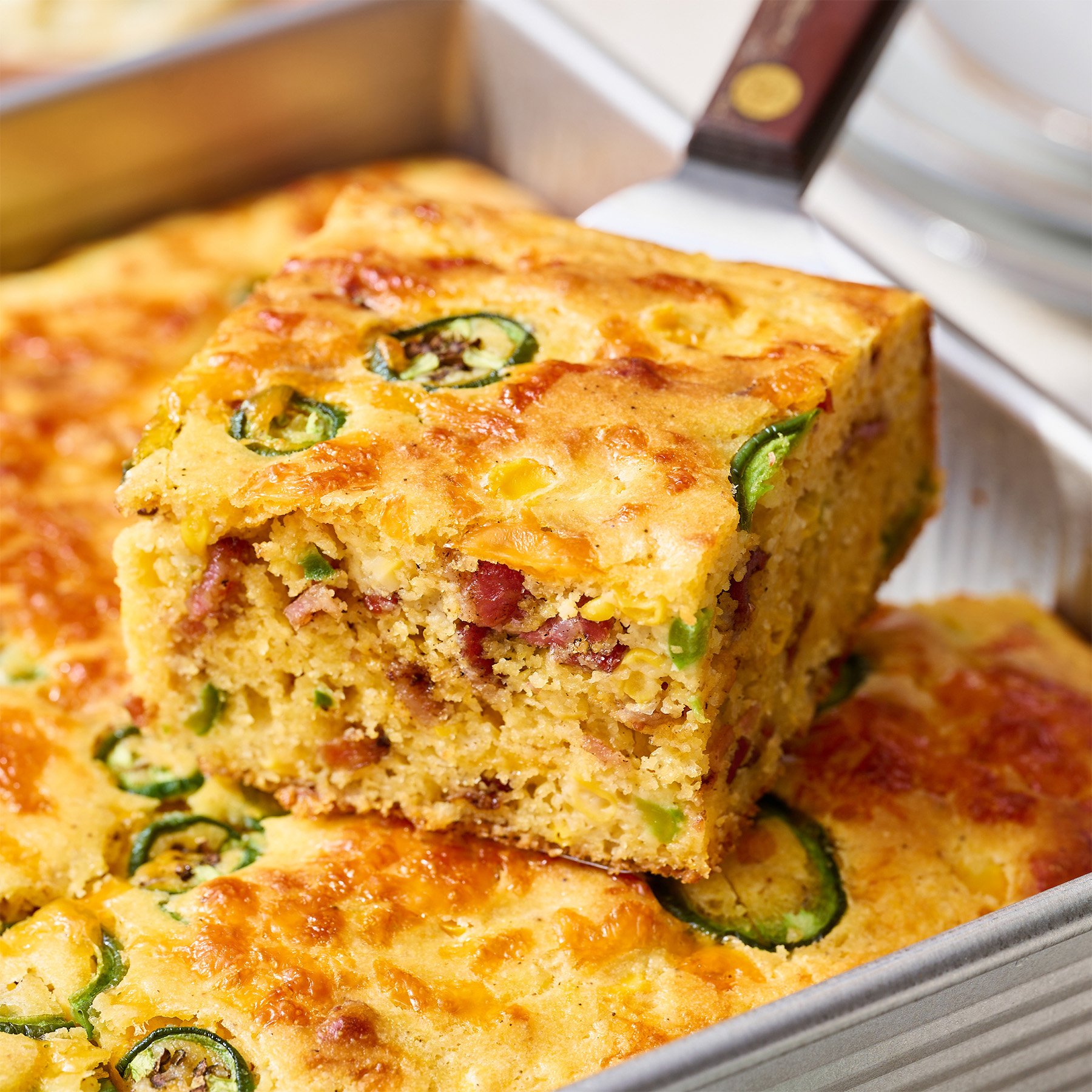 Jalapeño Cornbread with Bacon & Cheddar