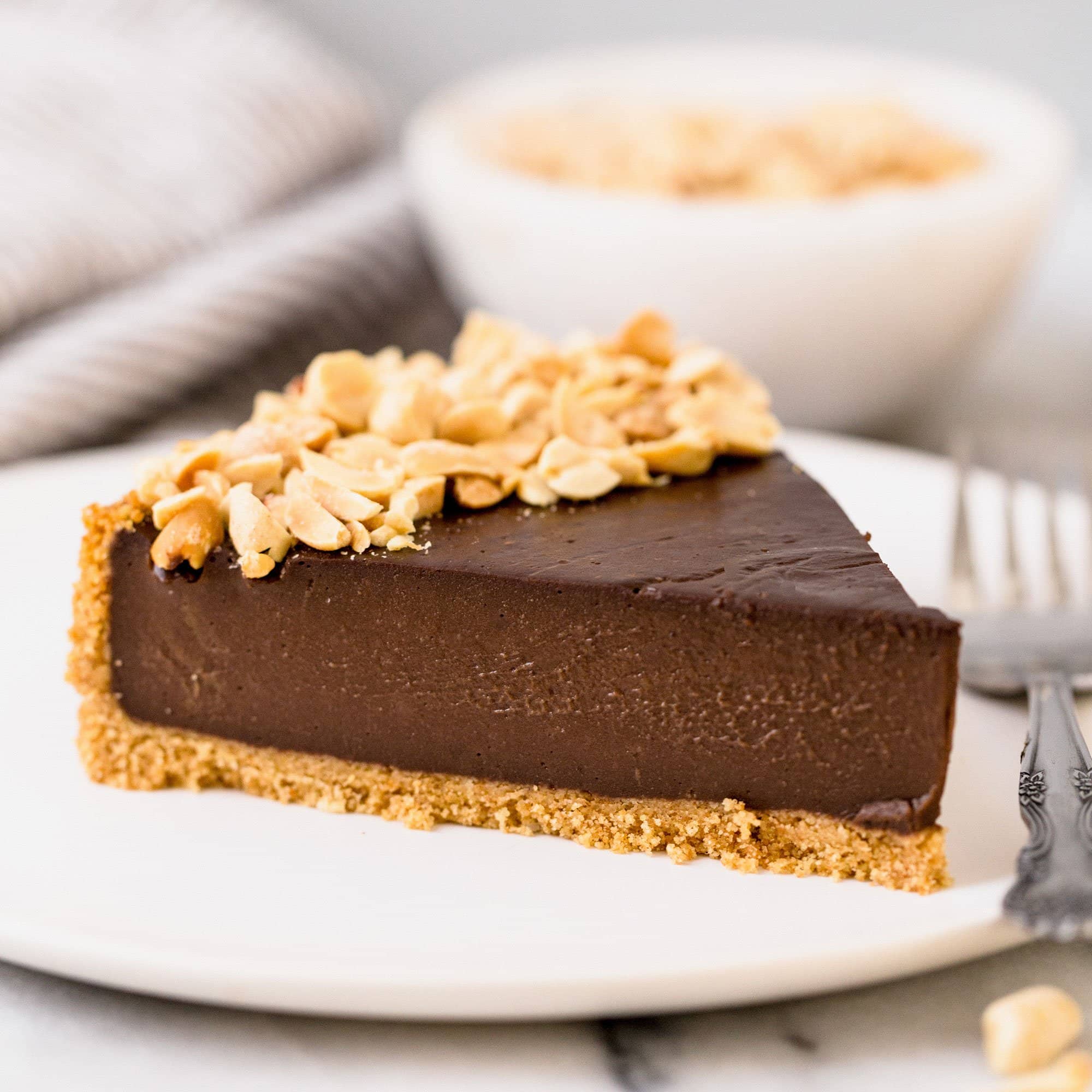 Chocolate Peanut Butter Pudding Pie