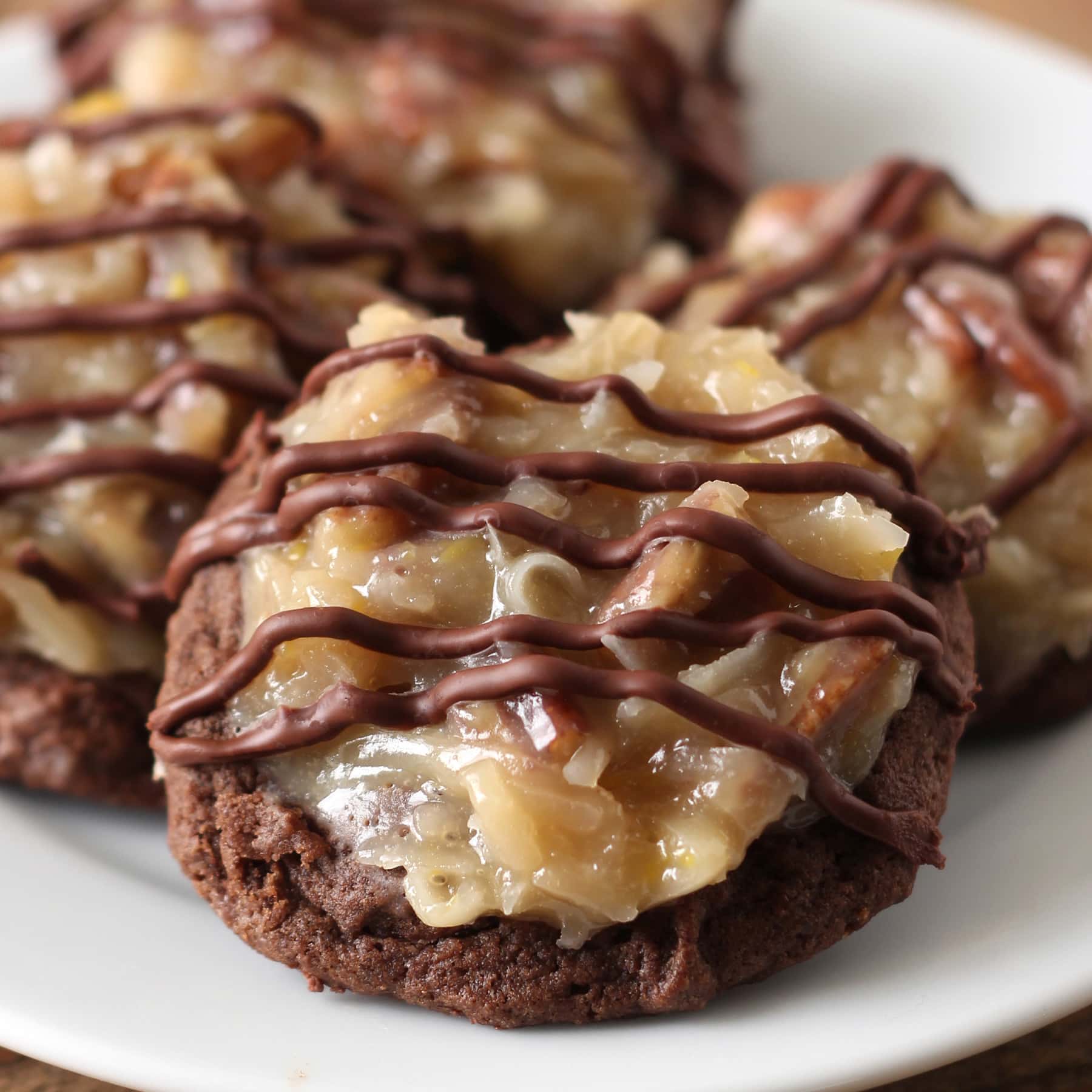 German Chocolate Cookies