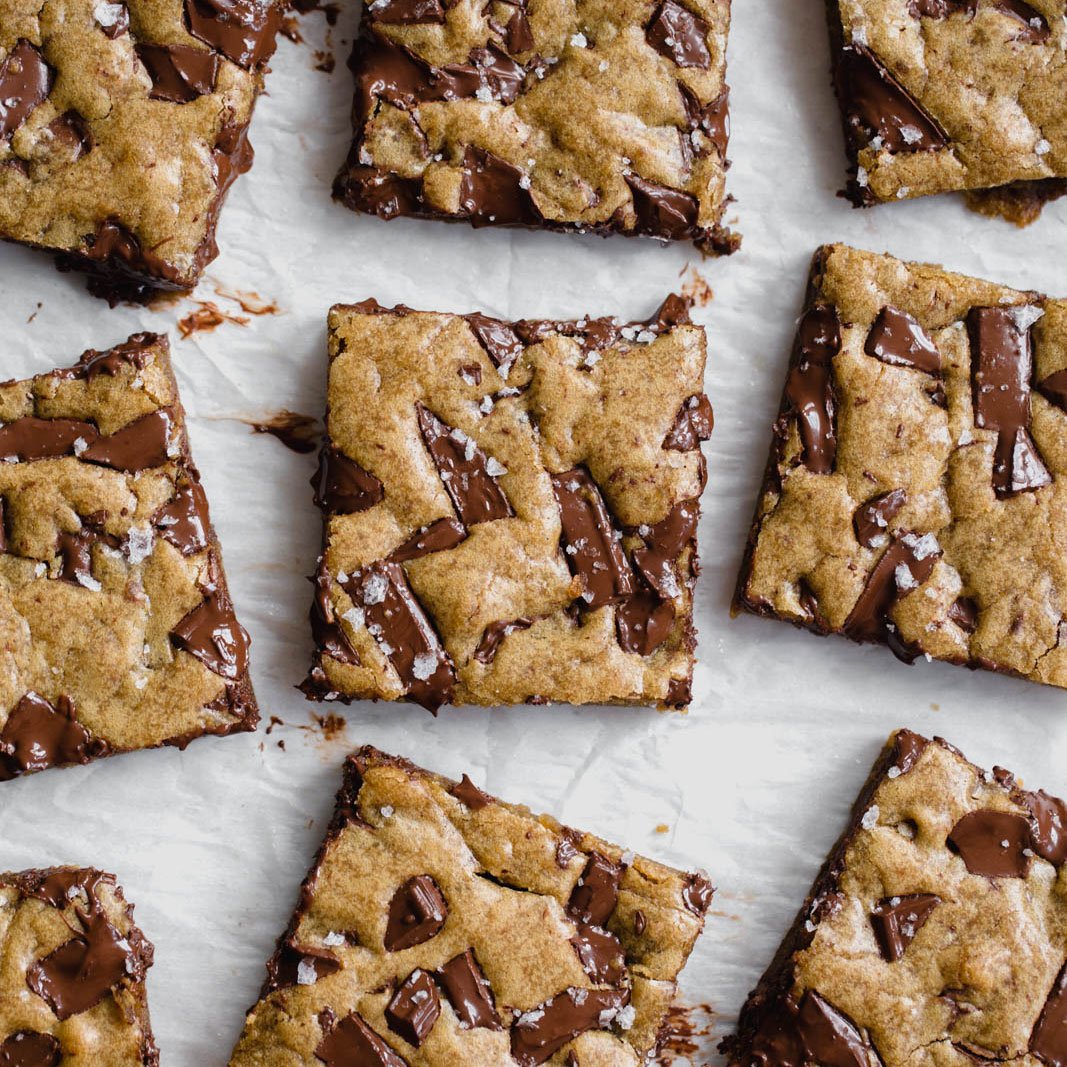 Gooey Chocolate Chunk Blondies