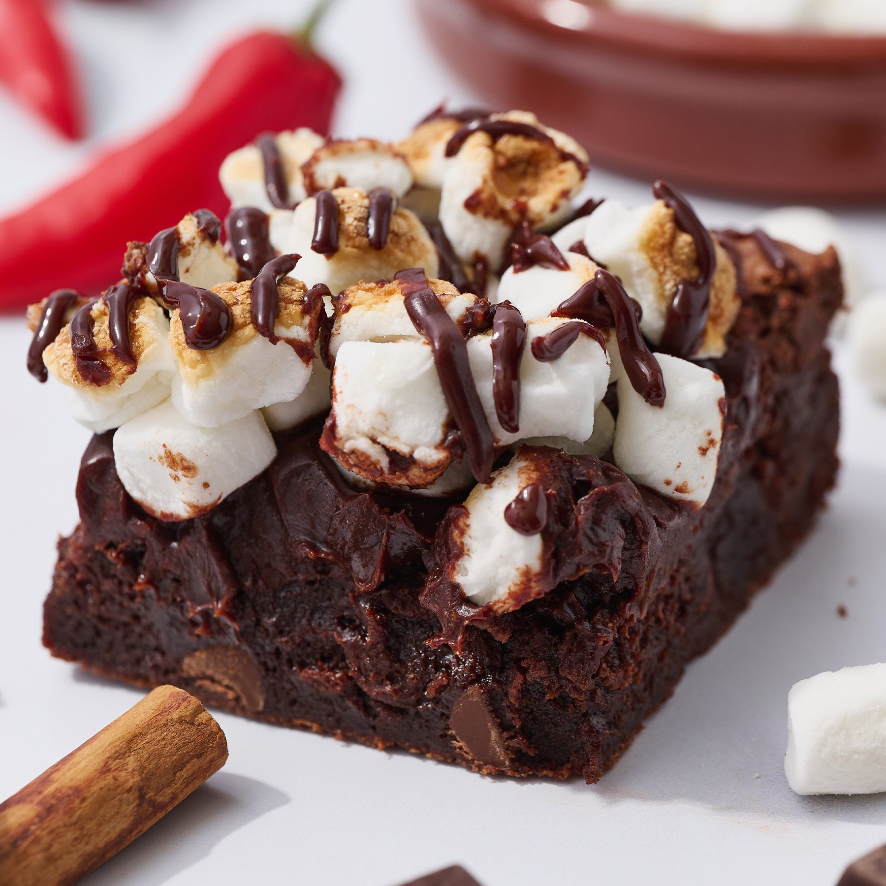 Mexican Hot Chocolate Brownies