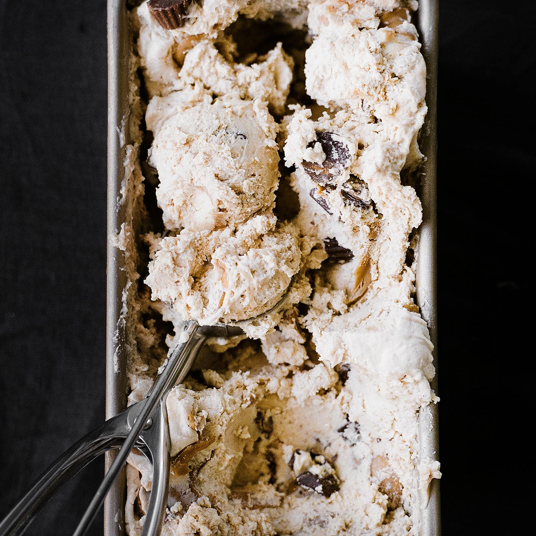 No Churn Peanut Butter Ice Cream