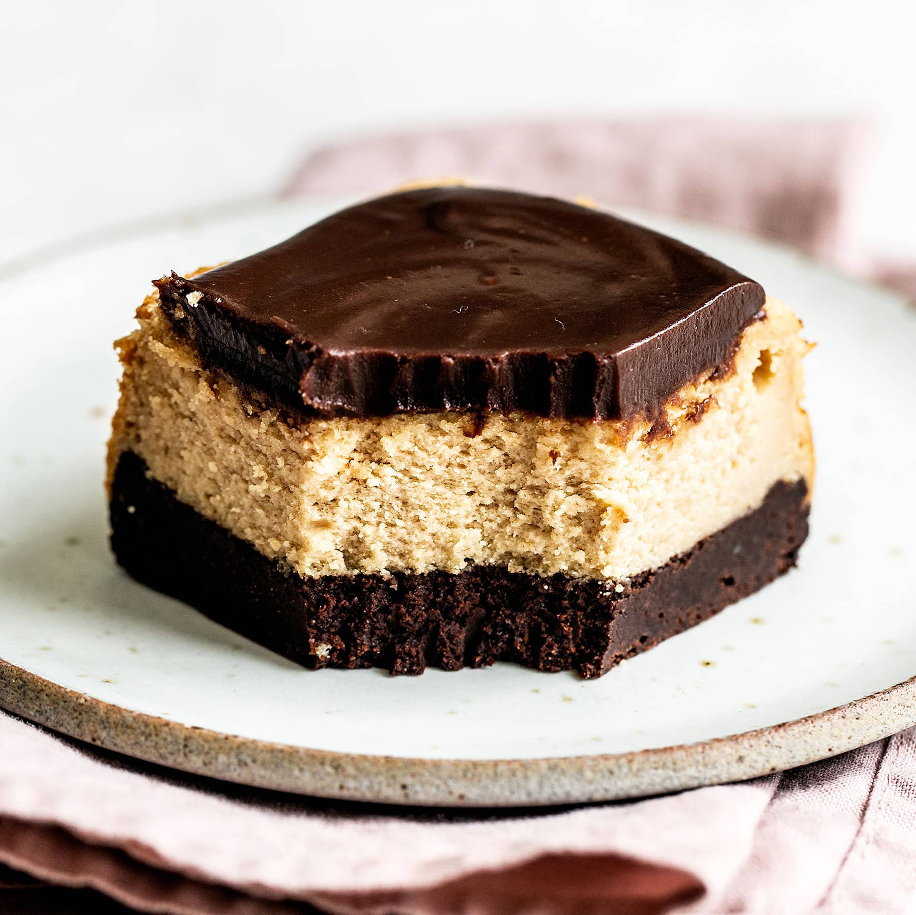 Peanut Butter Cheesecake Brownie Bars