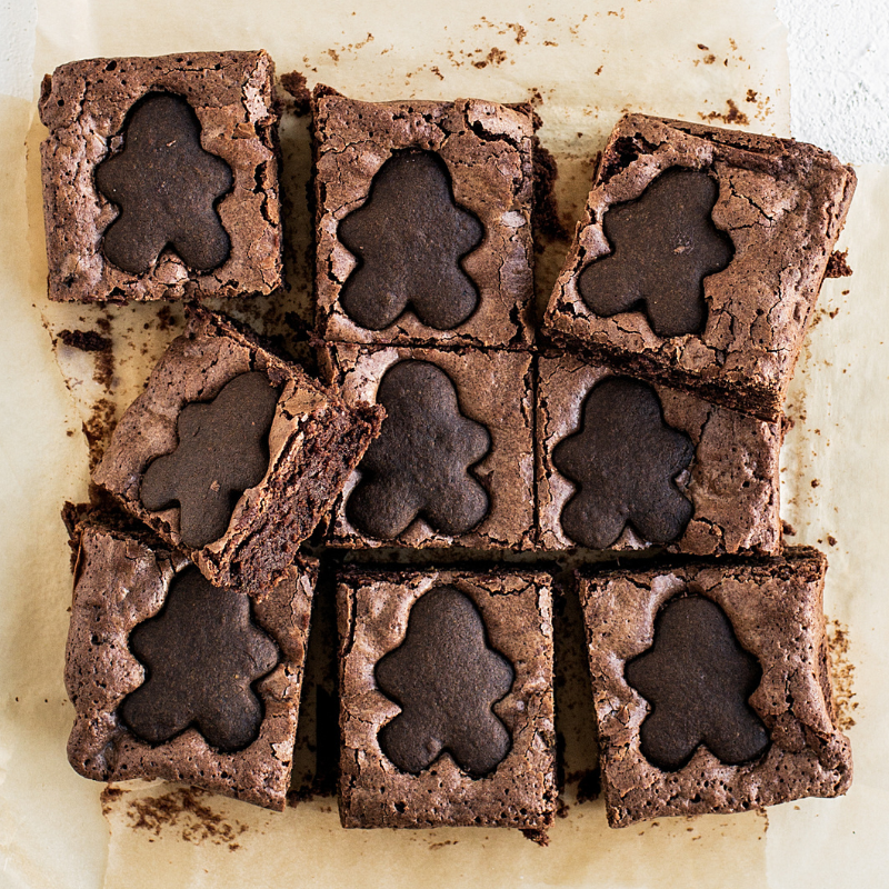 Gingerbread Brownies