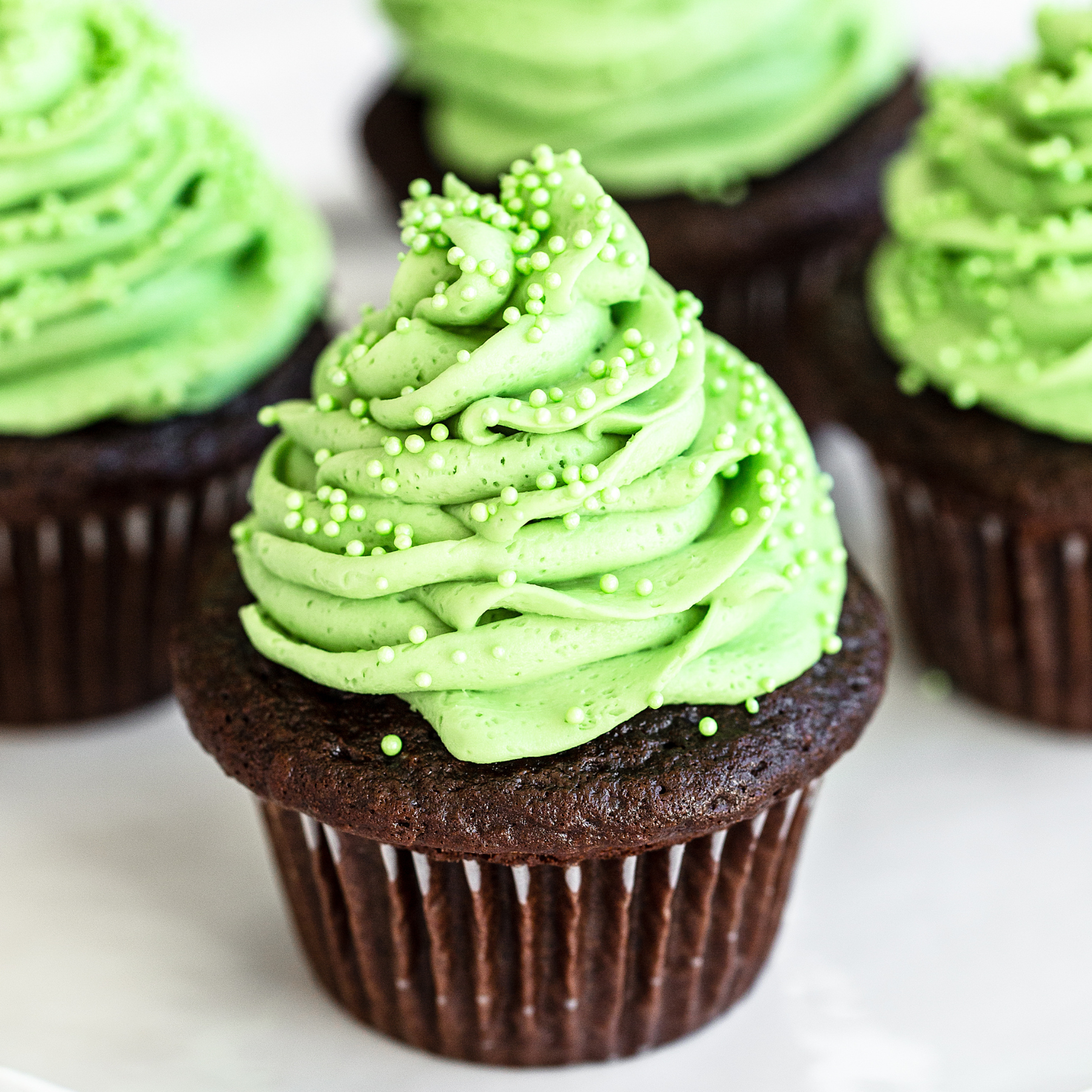 Mint Chocolate Cupcakes