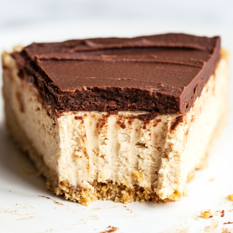 No Bake Chocolate Peanut Butter Cheesecake