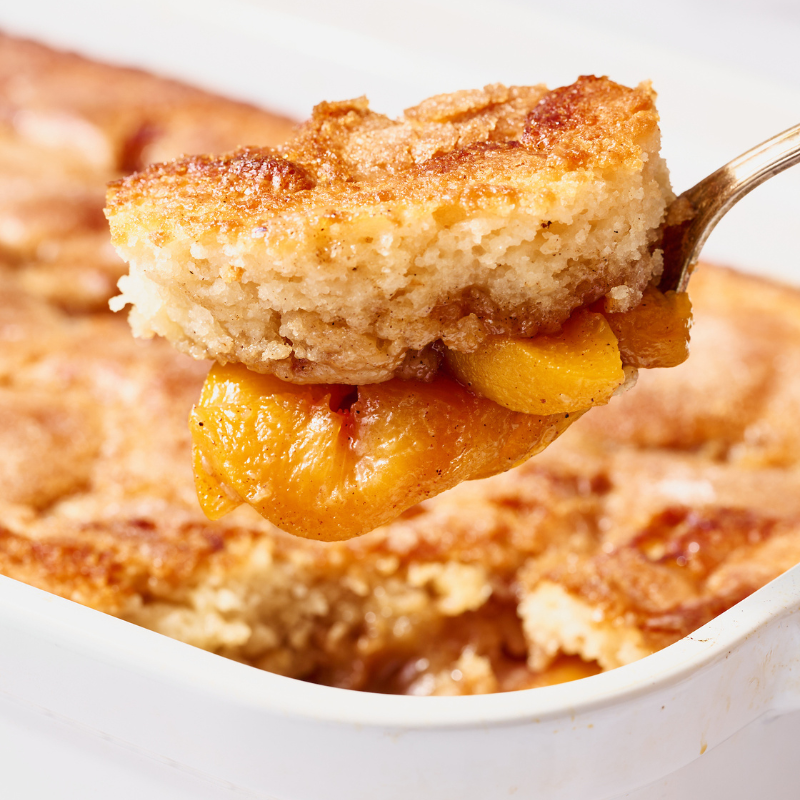 Brown Butter Peach Cobbler