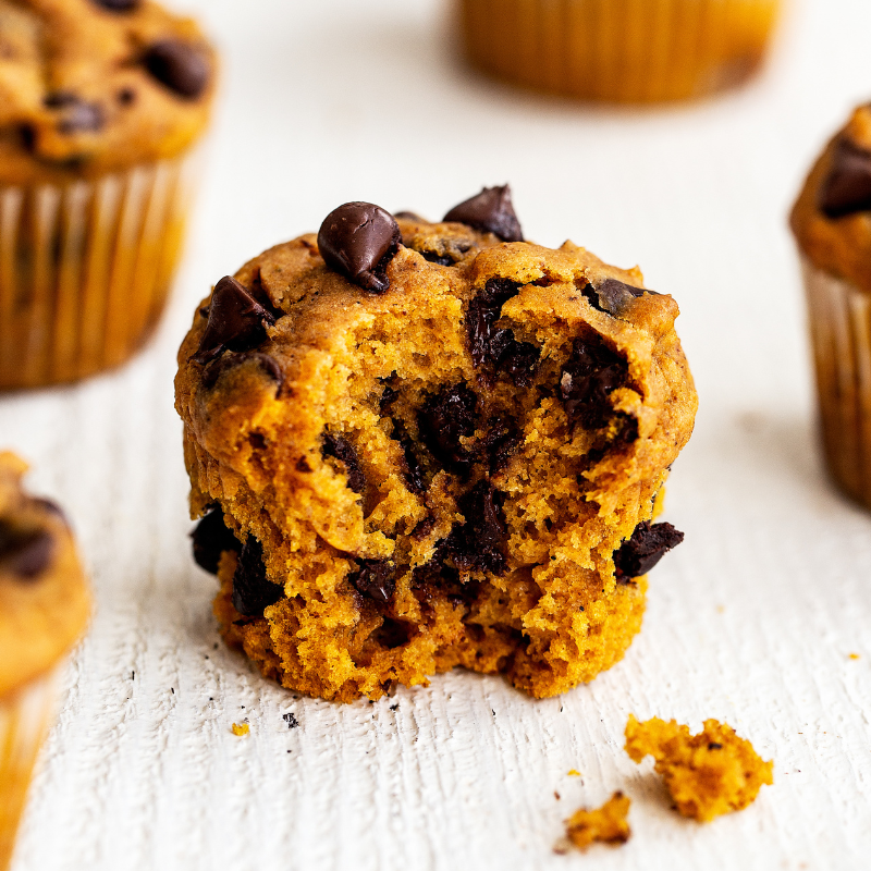 Pumpkin Chocolate Chip Muffins