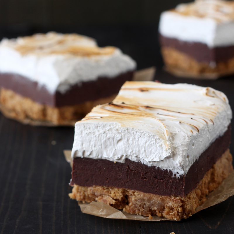 S’mores Fudge Bars