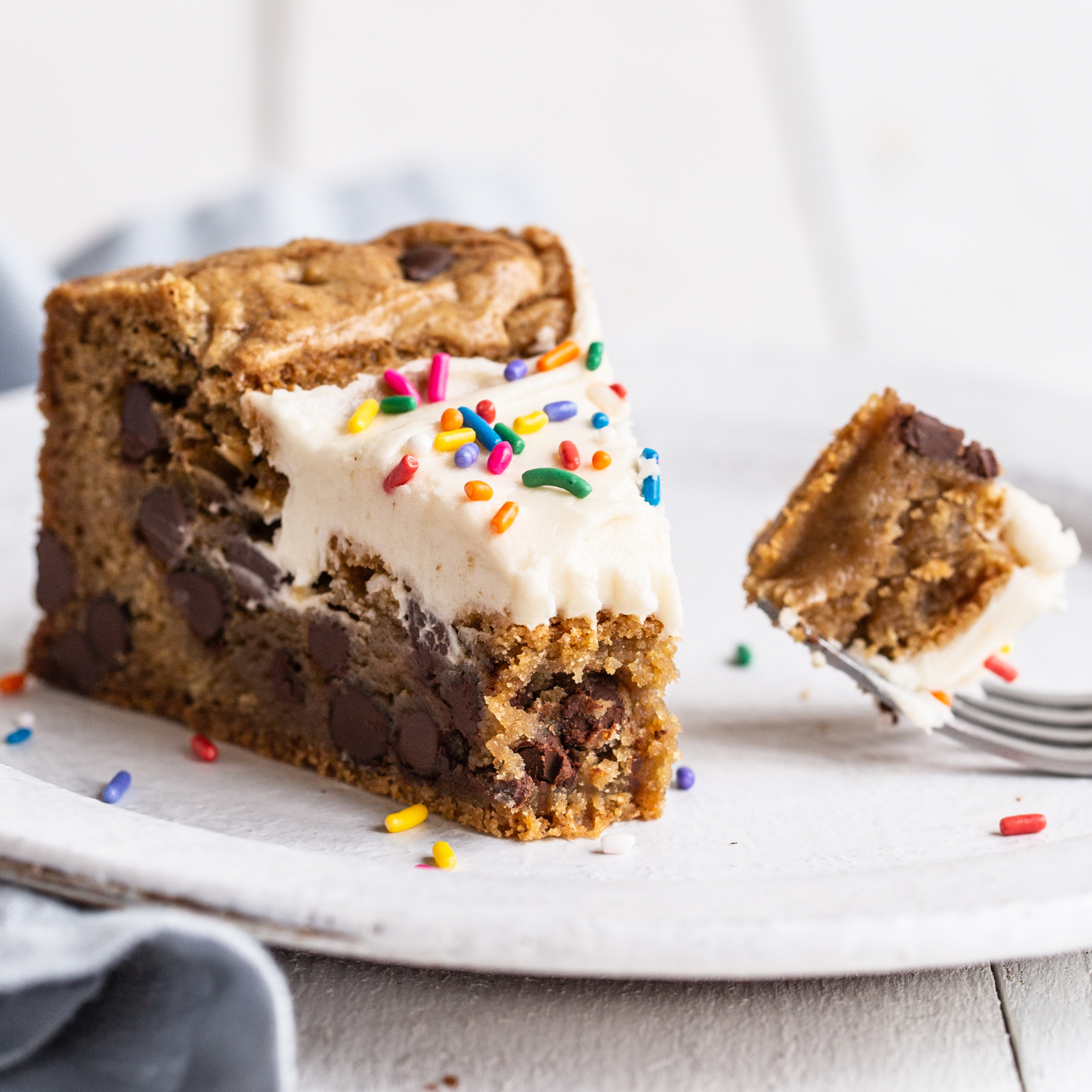 Chocolate Chip Cookie Cake