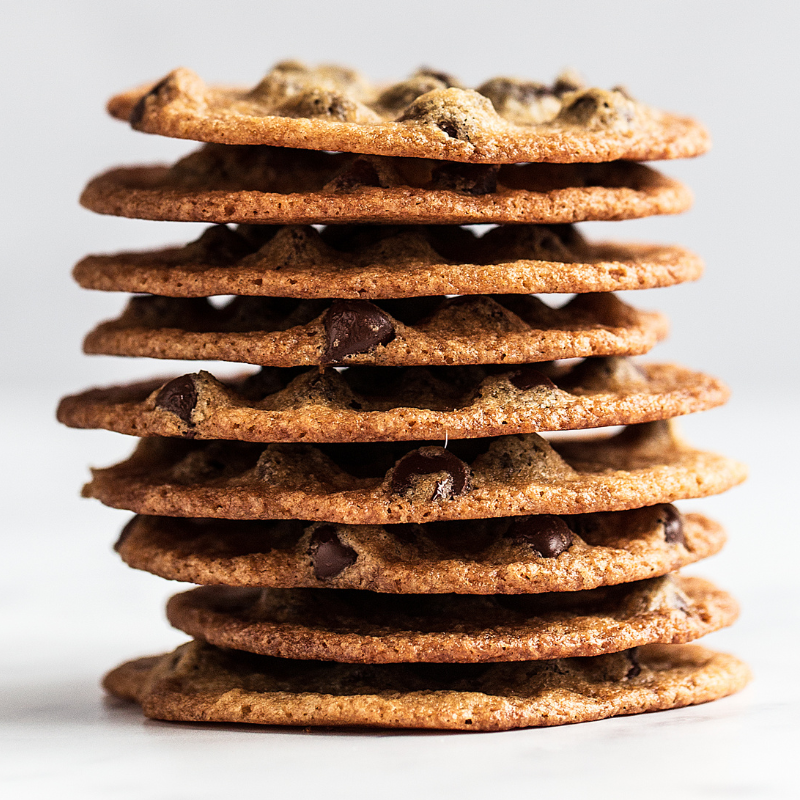 Thin and Crispy Chocolate Chip Cookies